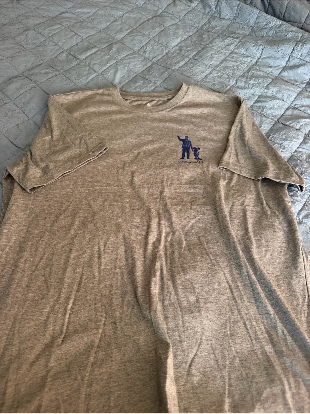 Walt Disney World Walt Disney and Mickey 50th anniversary Tee Men’s Large